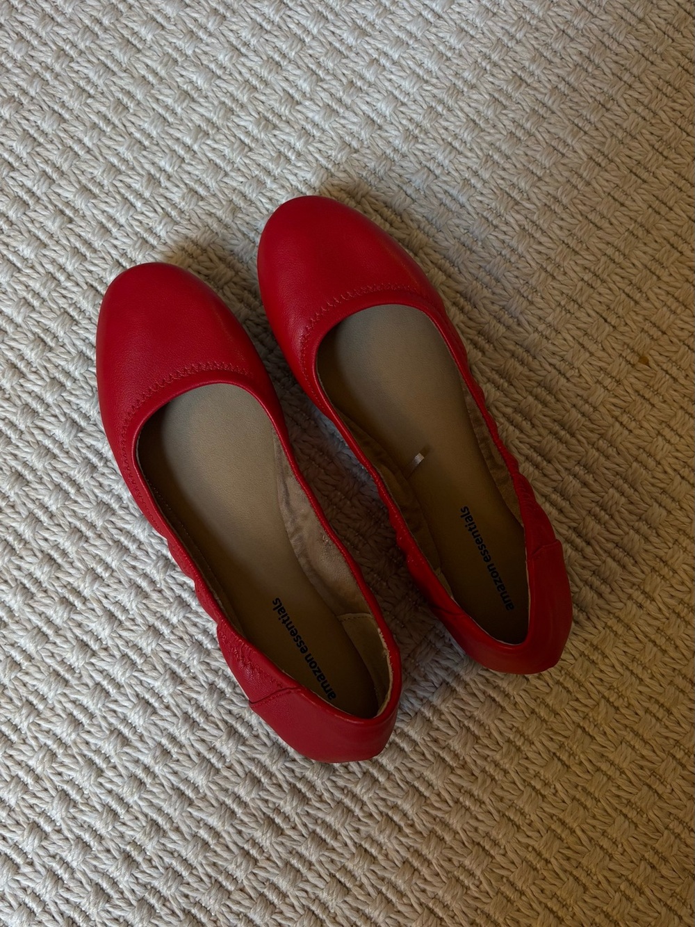 Amazon Red Women's Slip-On Ballet Flats